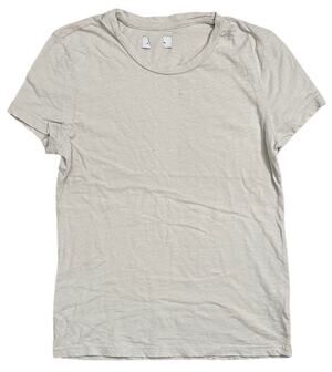 Rowan Women's Tyler Slub Cotton Short Sleeve Top Tee T-Shirt in Beige